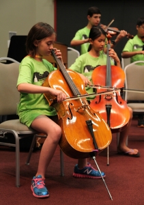 Austin Suzuki Institute cello players